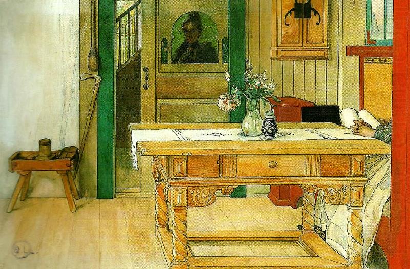 sondag -sondagsvila, Carl Larsson